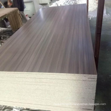 solid color and wood grain color melamine particle board in sale